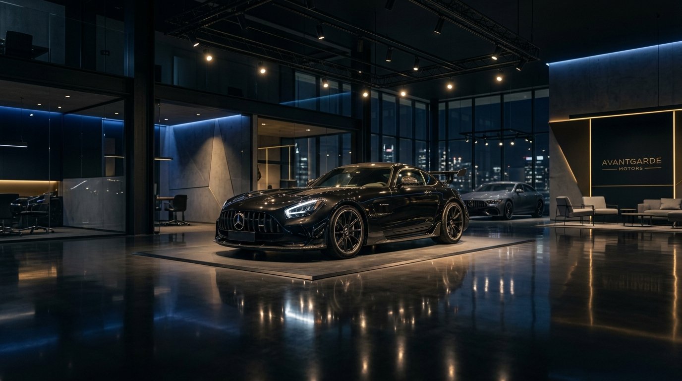 AutoElite Showroom Interior